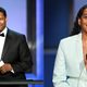 Honoree Denzel Washington and Franklin J. Schaffner Alumni Medal recipient Melina Matsoukas speak onstage during the 47th AFI Life Achievement Award honoring Denzel Washington on June 06, 2019 in Hollywood, California.